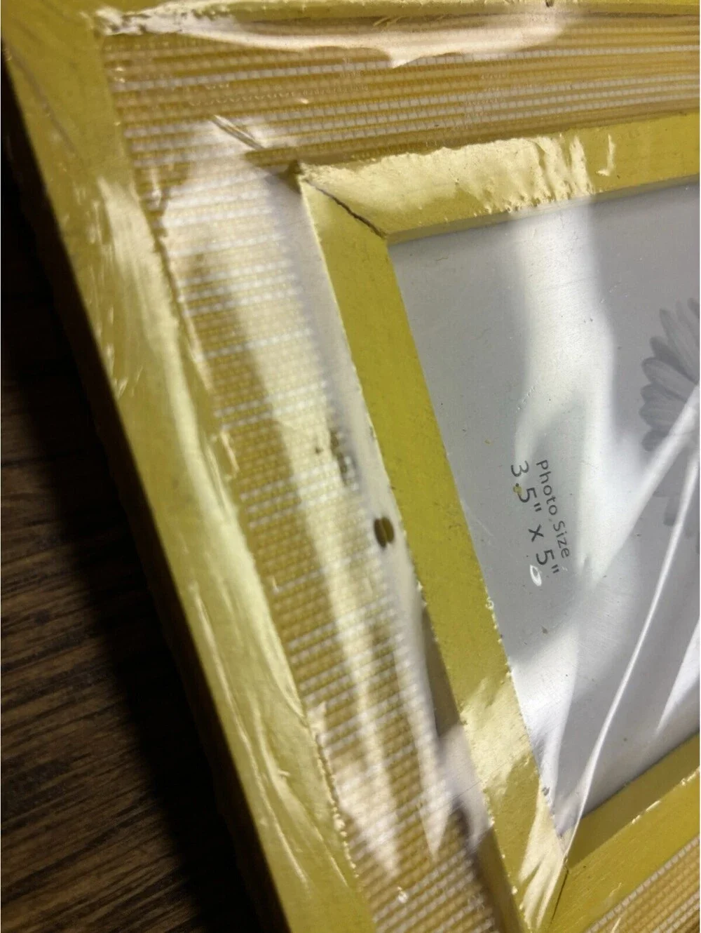 Tradewind Bay Special Moments Yellow Wood Photo Frame 3.5